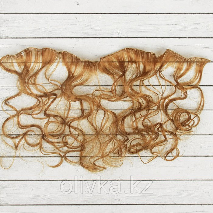Волосы - тресс для кукол «Кудри» длина волос: 40 см, ширина: 50 см, №27А - фото 2 - id-p86925871