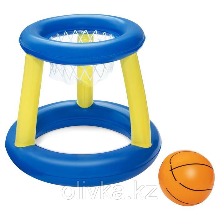 Набор для игр на воде «Баскетбол», d=61 см, корзина, мяч, от 3 лет, 52190 Bestway