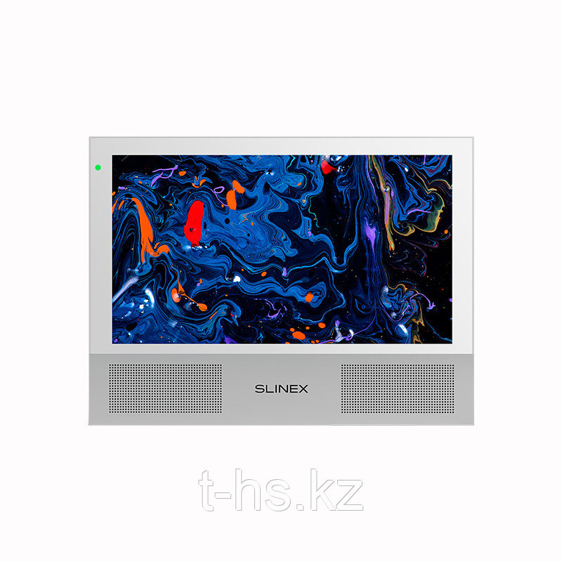 Slinex Sonik-10 цвет белый. 10" AHD Домофон с сенсорным экраном, динамиками и сменными панелями