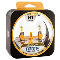 Галогенные автолампы MTF Light серия AURUM H1, 12V, 55W