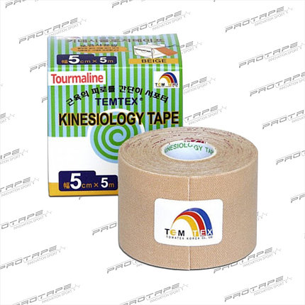 Кинезио тейп Temtex Kinesiology Tape 5см х 5м (Tourmaline), фото 2