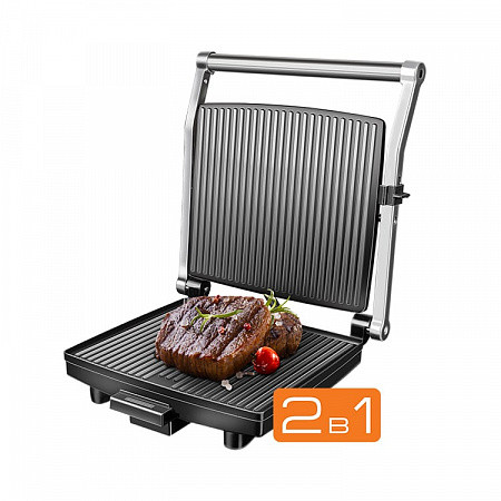 Гриль REDMOND SteakMaster RGM-M800, черный/сталь