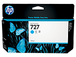 HP B3P19A Картридж голубой HP 727 для Designjet T1500/T920/T2500