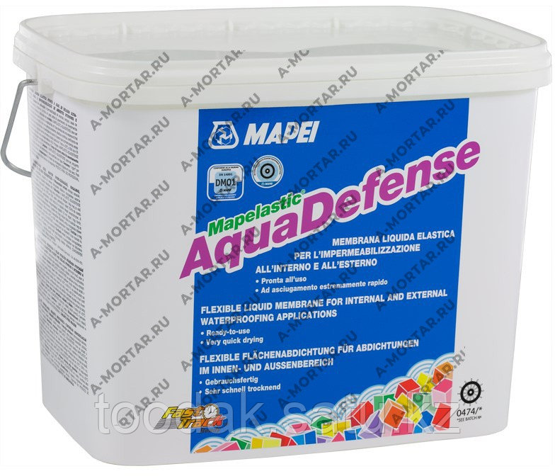 MAPELASTIC AQUADEFENSE жидкая мембрана - фото 3 - id-p86949839