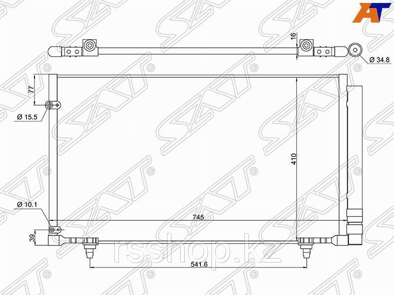 Радиатор кондиционера LEXUS RX 270 /350 08-