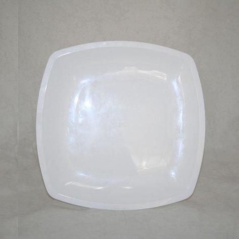 Тарелка - блюдо квадратн., 300мм, бел., ПП, 3 шт, фото 2