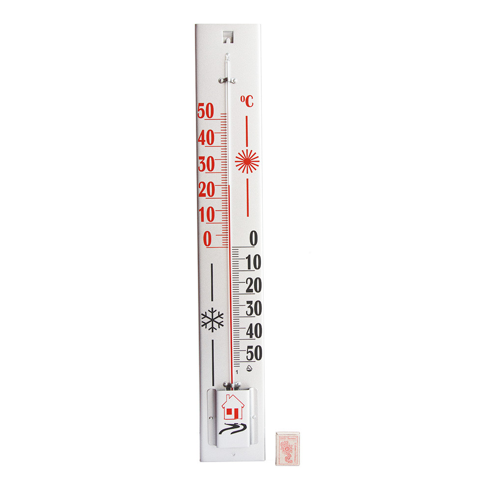 Термометр наружный (фасадный) Стеклоприбор ТБН-3-М2 исп.2 (687х102 мм, металл)