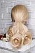 Голова-манекен AEON светло русый волос натуральный 100% 75 см, фото 2