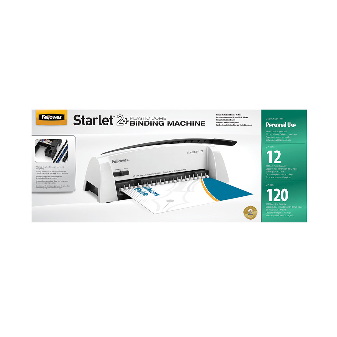Переплетчик Fellowes STARLET 2+ (FS-52279) на пластиковую пружину