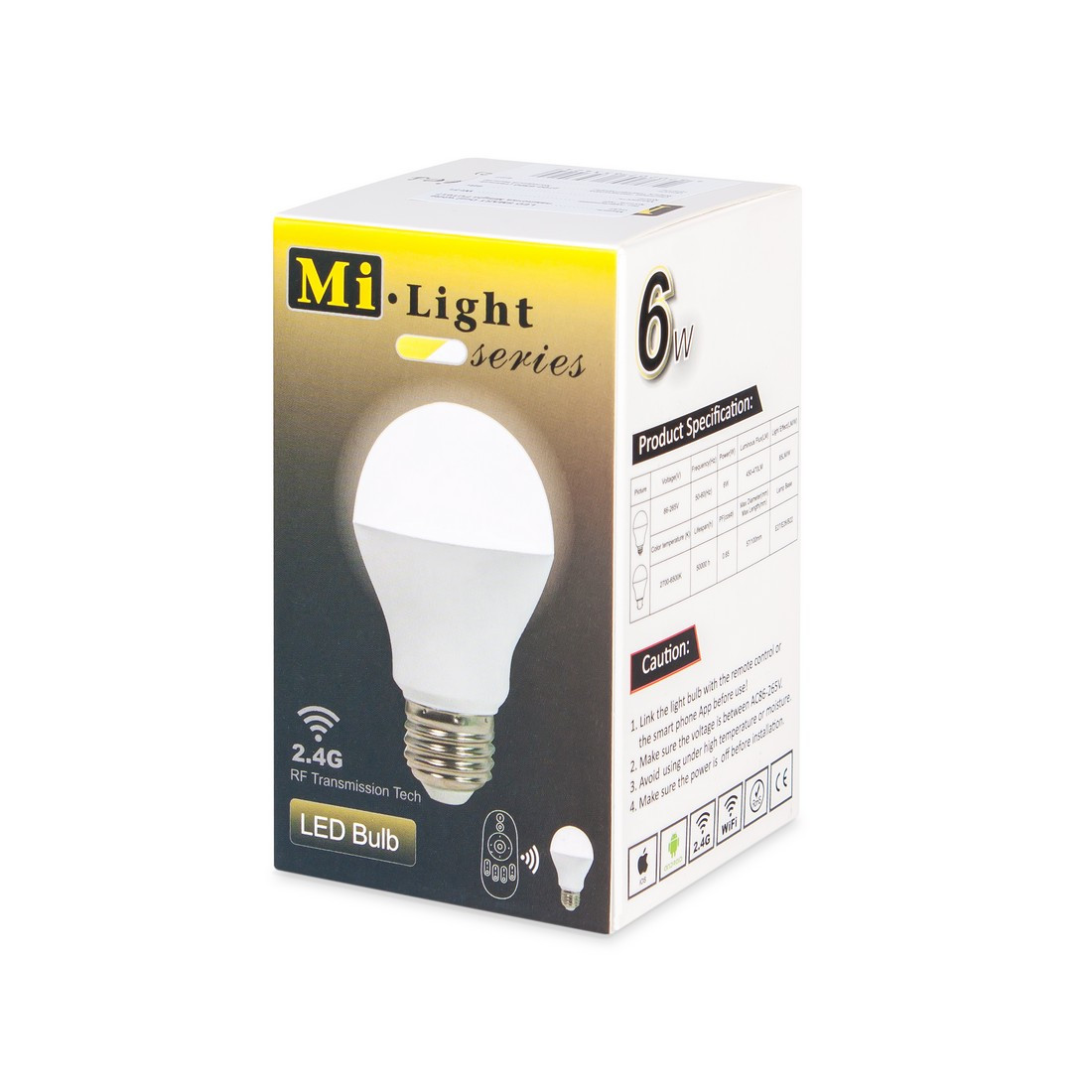 Лампа SMART Dual white лампочка Milight FUT017