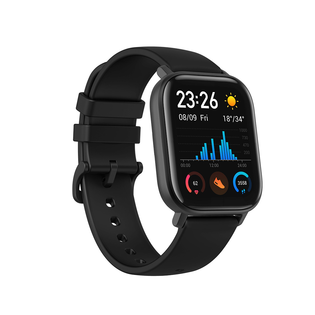 Смарт часы Amazfit GTS A1914 Obsidian Black