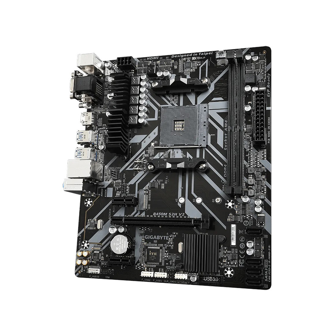 Материнская плата Gigabyte B450M S2H V2