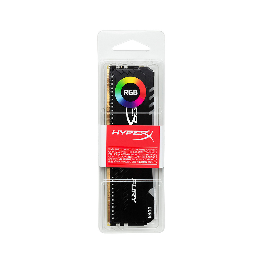 Модуль памяти Kingston HyperX Fury RGB HX430C15FB3A/16 DDR4 16G 3000MHz
