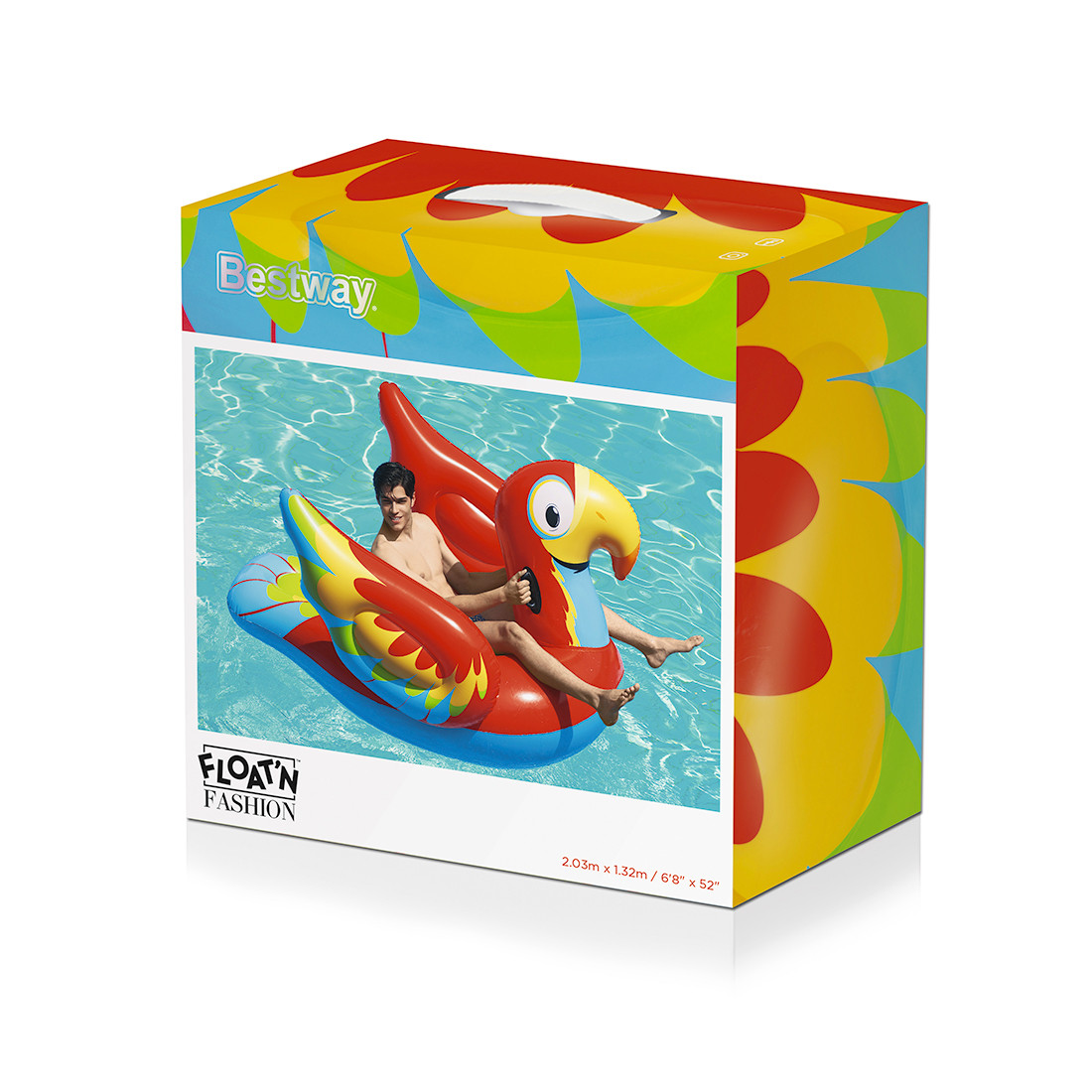 Надувная игрушка Bestway 41127 в форме попугая для плавания