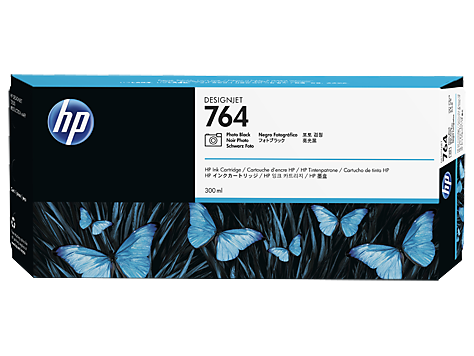 HP C1Q17A Картридж черный фото HP 764 для Designjet T3500