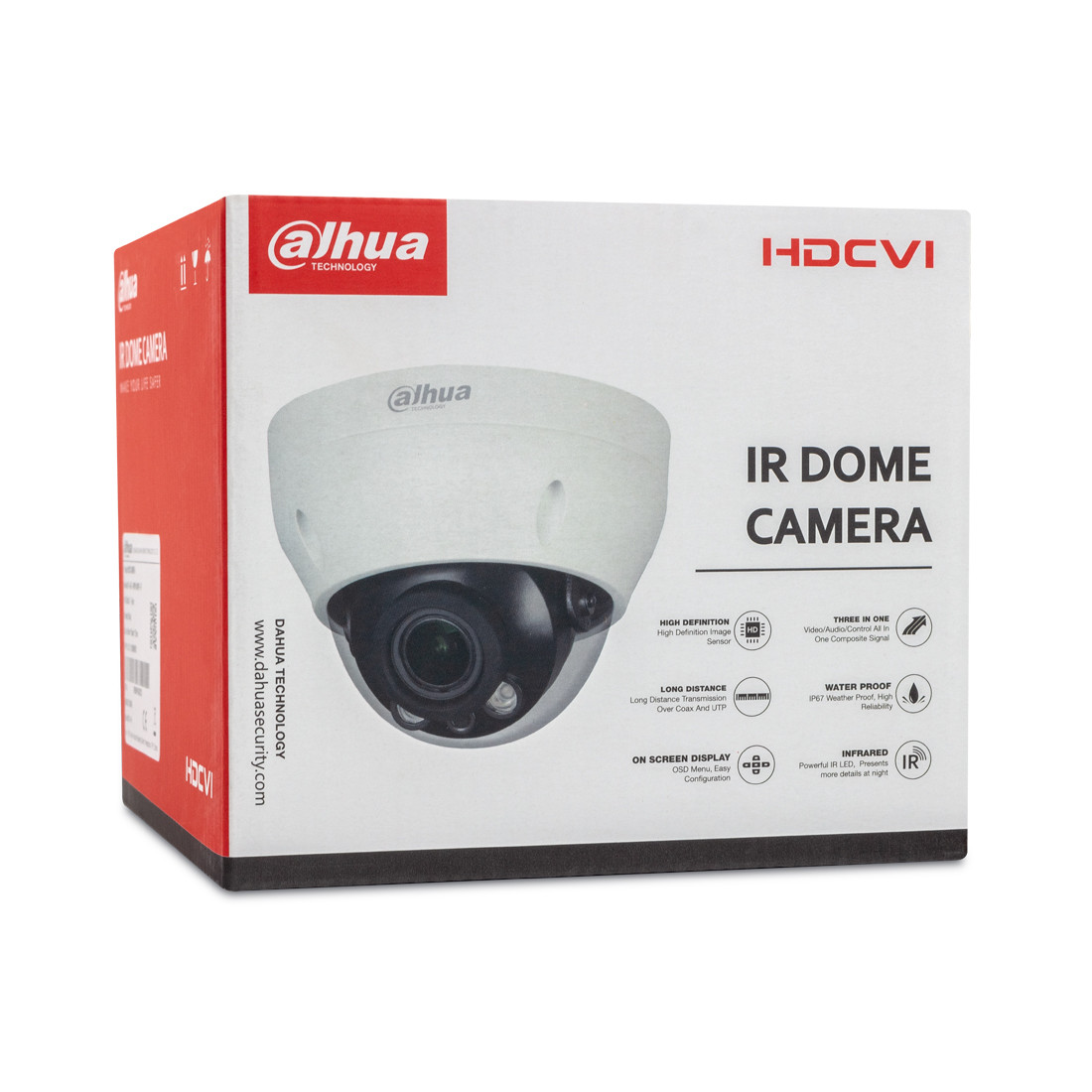 Распродажа Купольная видеокамера Dahua DH-HAC-HDPW1410RP-VF-2712