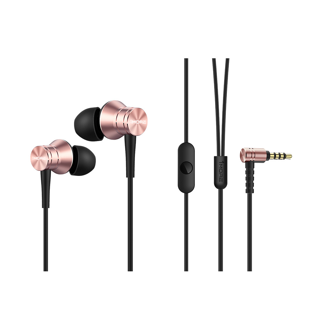 Наушники 1MORE Piston Fit In-Ear Headphones E1009 Розовый