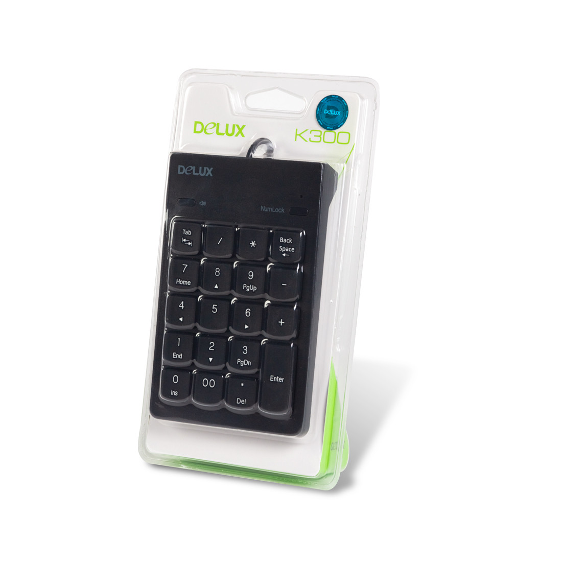 Клавиатура с цифровым блоком Delux DLK-300UB