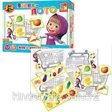 Игра настольная "Вжик Лото. Маша и Медведь"
