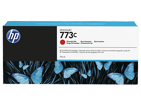 HP C1Q38A Картридж хроматический красный HP 773C для Designjet Z6800