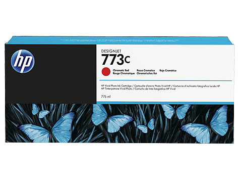 HP C1Q38A Картридж струйный красный HP 773C для Designjet Z6800