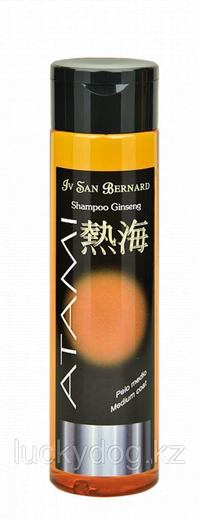 ISB ATAMI Shampoo Ginseng Шампунь-антиоксидант для шерсти средней длины и в период линьки Женьшень 300мл - фото 2 - id-p86987978