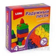 Радужный песок 4 цвета «Домашняя песочница», Lori (Лори)