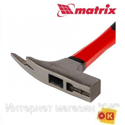 Молоток кровельщика 600 г. MATRIX "optimal", фото 2