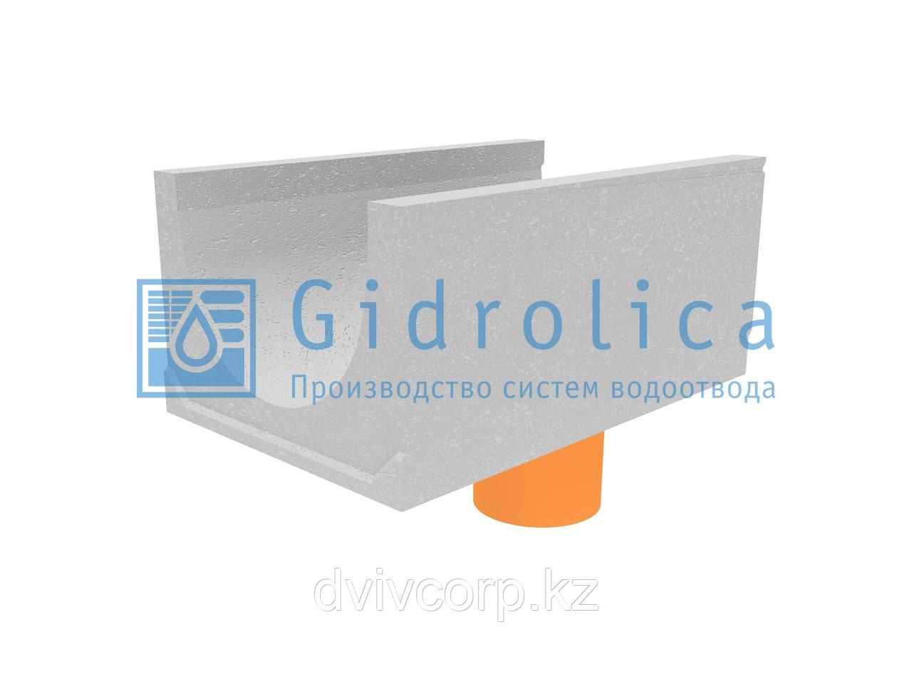 Лоток водоотводный бетонный коробчатый (СО-500мм), с водосливом КUв 100.65(50).45(36) - BGU-XL, № 0