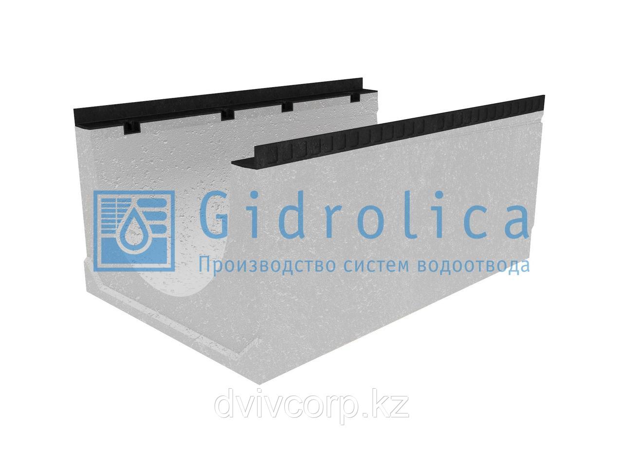 Лоток водоотводный бетонный коробчатый (СО-500мм), с уклоном 0,5%  КUу 100.65(50).46(37) - BGМ, № 2