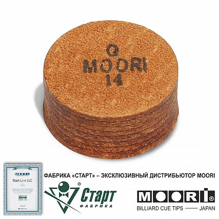 Наклейка на кий 14 мм Moori Regular Q - фото 2 - id-p87002644