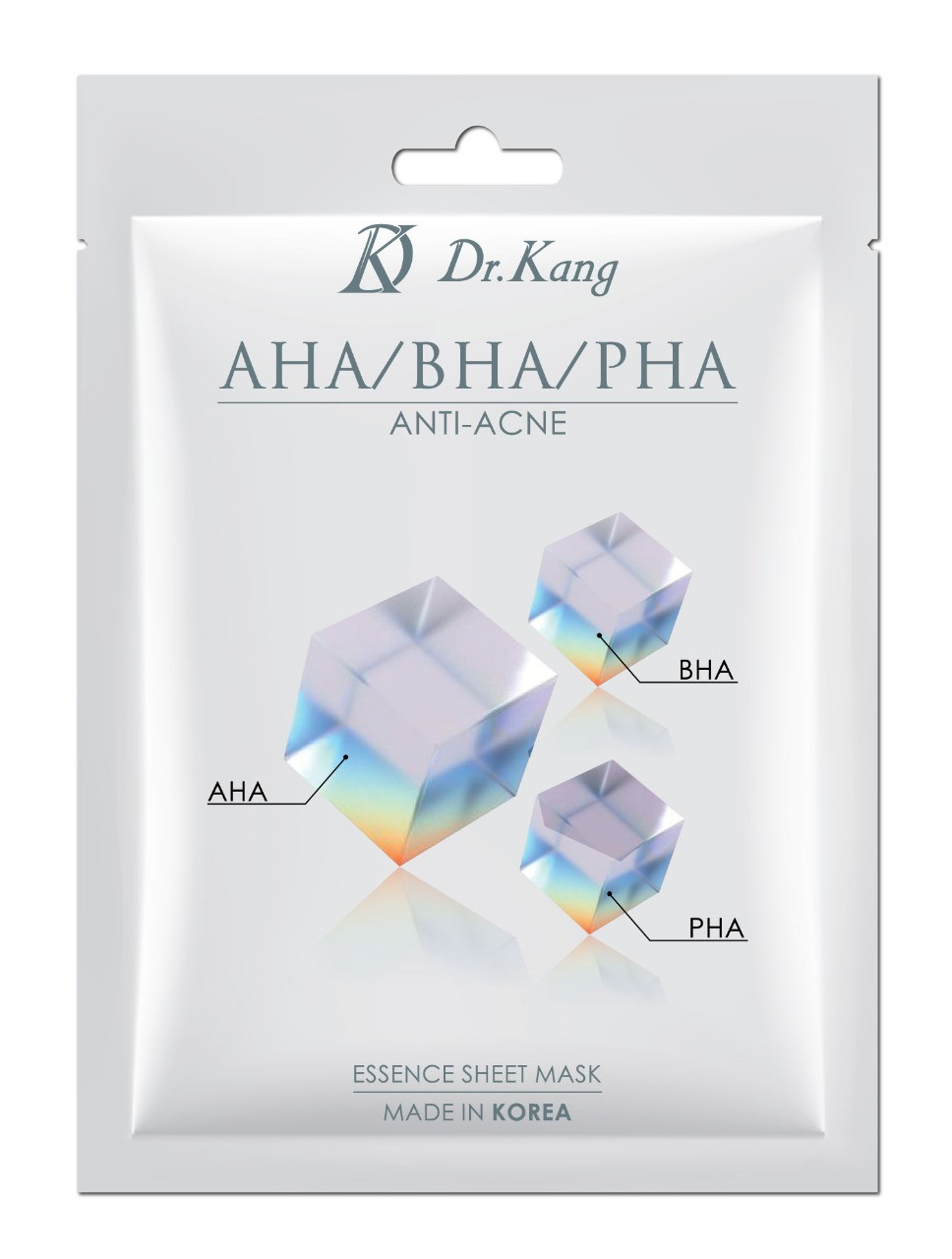 Dr.Kang Тканевая маска с кислотами AHA/BHA/PHA Essence Sheet Mask / Anti-Acne