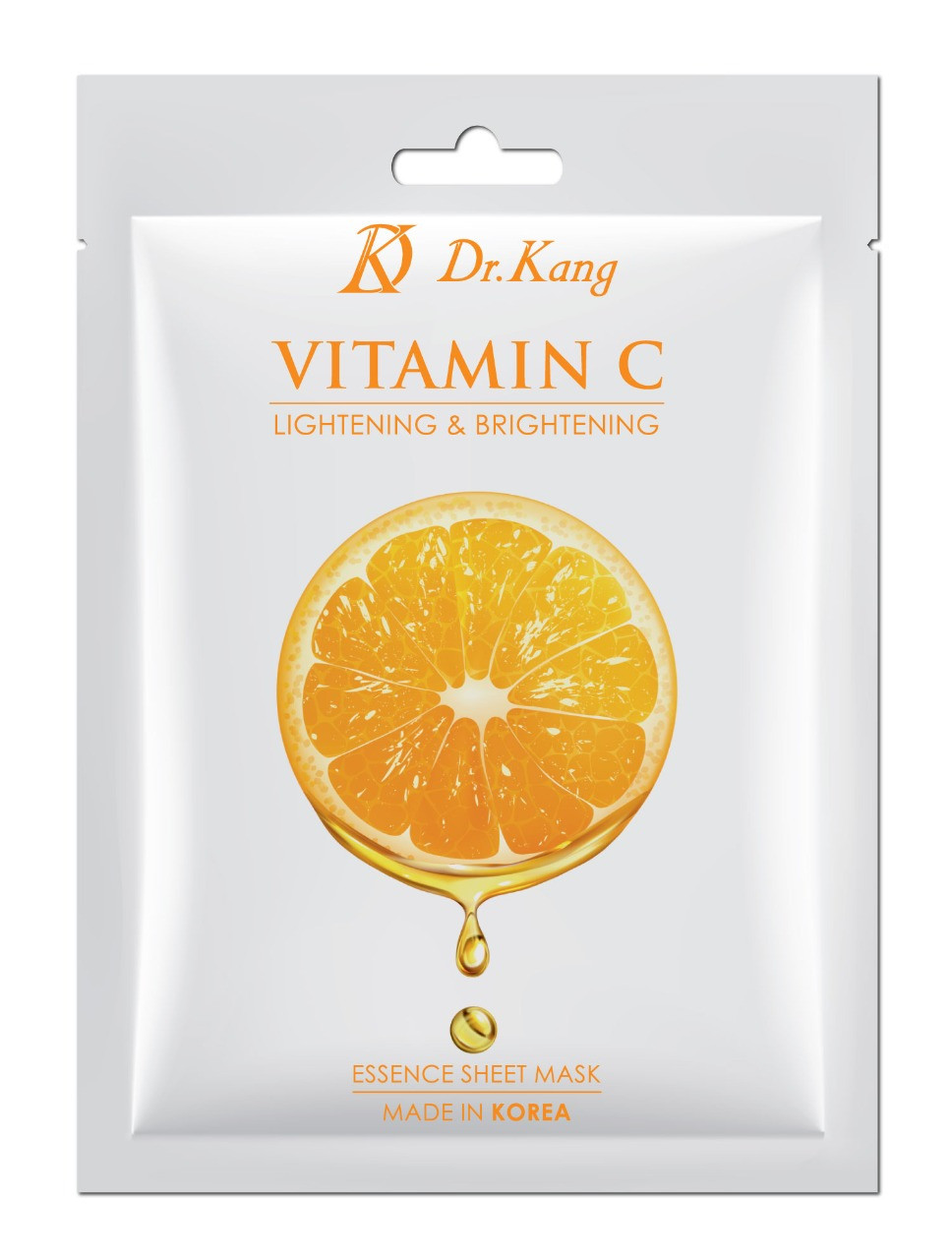 Тканевая маска с витамином С Осветление и Яркость Dr.Kang Vitamin C Essence Sheet Mask Lightening&Brightening