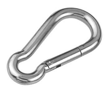 Карабин пожарный нержавейка М6*60 А4, фото 1