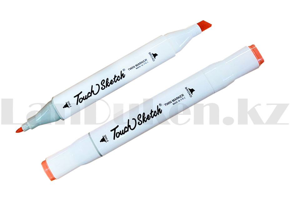 Набор маркеров художественных двухсторонних для скетчинга на спиртовой основе с чехлом Touch sketch 36 шт - фото 10 - id-p87010218