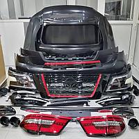 Комплект рестайлинга на Nissan Patrol Y62 2010-2019 под 2020 + RED and Black design