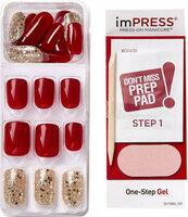 Kiss Твердый лак Импресс Маникюр Акцент "Классика стиля", длина средняя Impress Manicure Accent He's with Me B