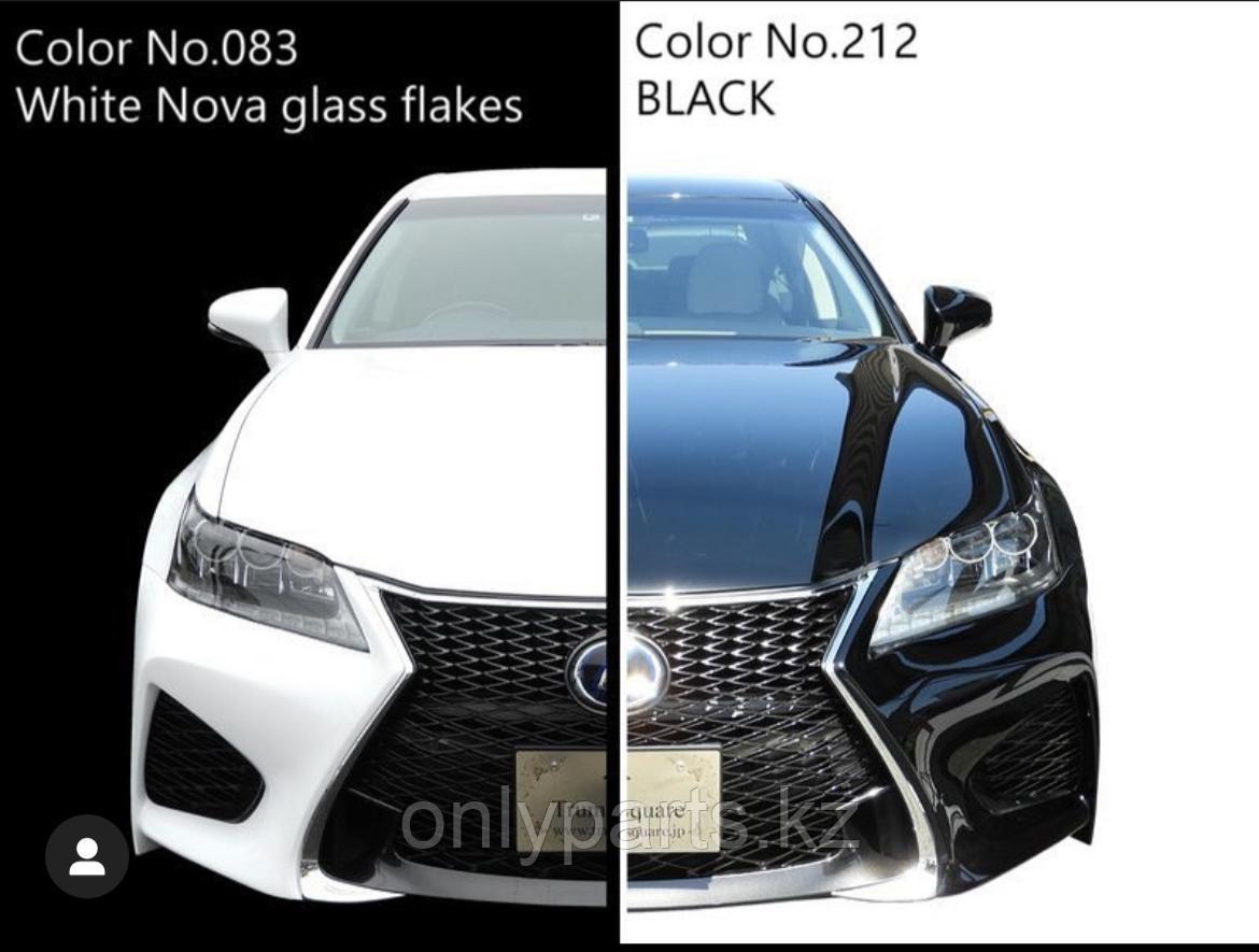 Фэйслифт (бампер передний в сборе) на Lexus GS250/350/450 L10 2012-2015 под 2016+ GSF