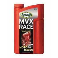 Масло моторное синтетическое Yacco MVX RACE 4T 15W50
