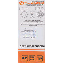 "Терма 1301" Круг малый НББ 03-60-013 IP 65 матовый /корпус дер. липа. Светильник., фото 5