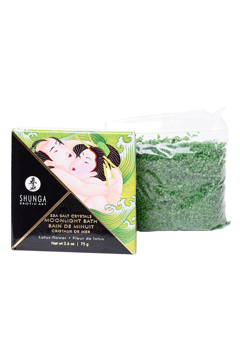 СОЛЬ МЁРТВОГО МОРЯ SHUNGA MOONLIGHT BATH LOTUS FLOWER С ЛЕЧЕБНЫМИ СВОЙСТВАМИ, 75 Г