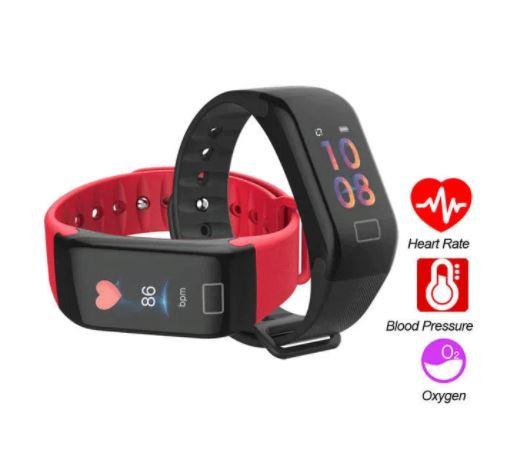 Бpacлeт Здоровья F1 plus ( дaвлeниe, пyльc, кислород в крови)