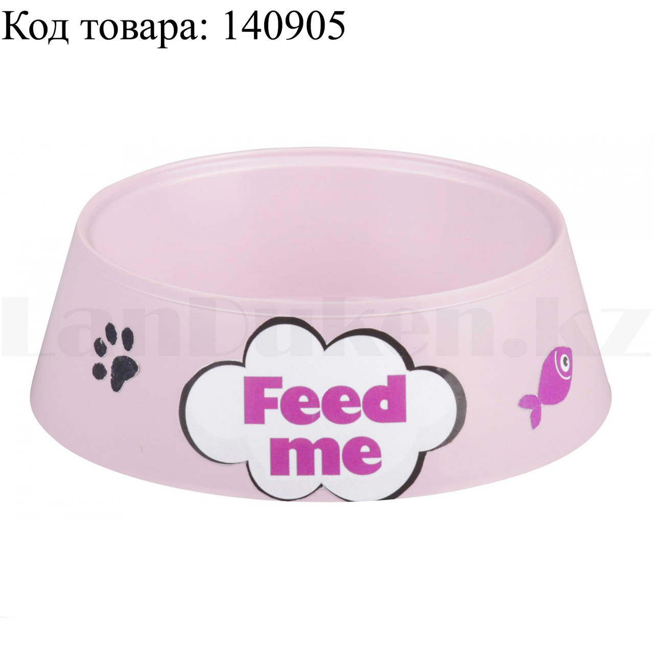 Миска для кошек "Feed me" М6969 розовая - фото 1 - id-p87017821