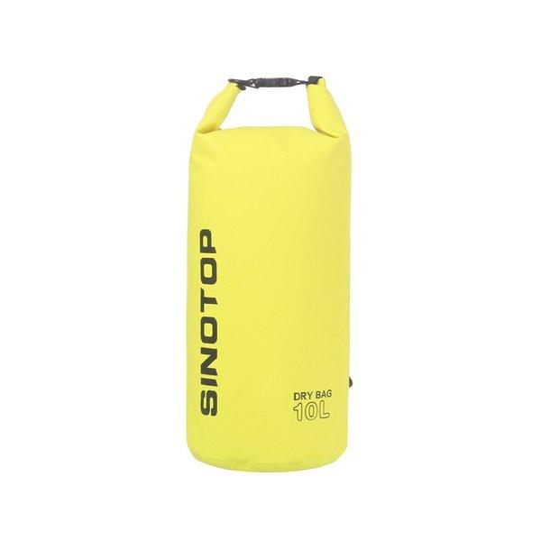 Водонепроницаемый рюкзак Sinotop Dry Bag 10L. (Жёлтый)