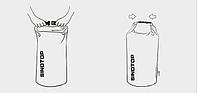 Водонепроницаемый рюкзак Sinotop Dry Bag 10L. (Жёлтый), фото 6