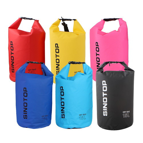 Водонепроницаемый рюкзак Sinotop Dry Bag 10L. (Жёлтый) - фото 10 - id-p87018189