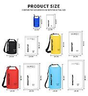 Водонепроницаемый рюкзак Sinotop Dry Bag 10L, синий, фото 4