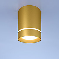 Светильник светодиодный стационарный золото матовый DLR021 9W 4200K