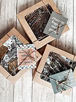 Набор сладостей подарочный мужской "подарок Парню" (шоколад в картонной коробке 17см х 17см)
