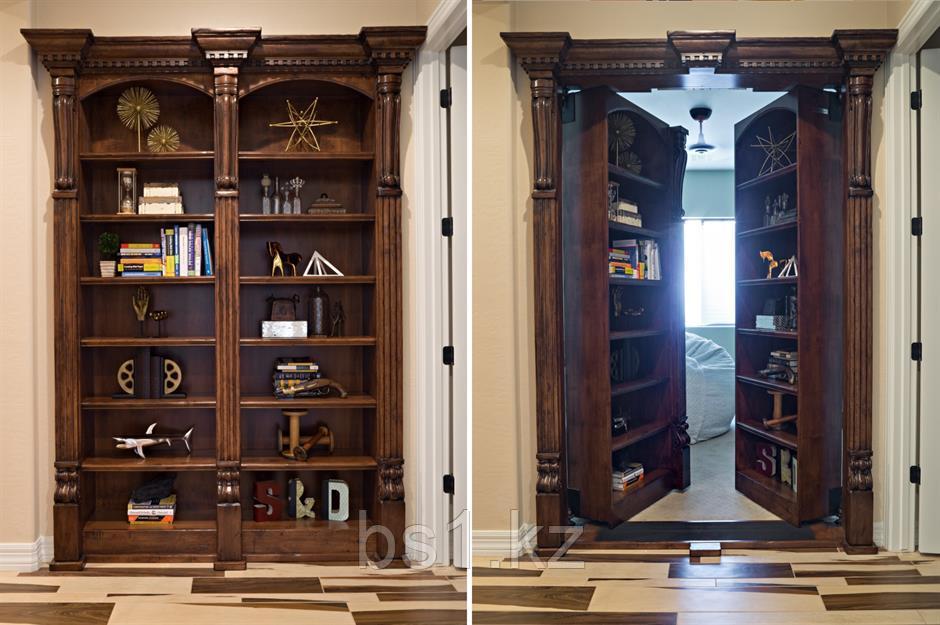 Изысканная двойная бронированная дверь книжного шкафа